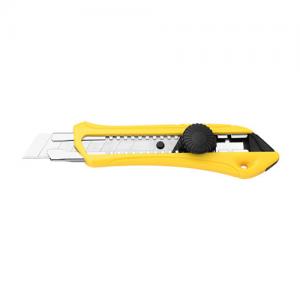 18mm plastic snap off sliding blade safety lock cutter knife China factory