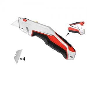 Aluminum alloy safety blade retractable blade heavy duty utility knife carpet cutter knife