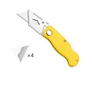 Cheap plastic quick change folding knife safe box cutter carton cutter knife