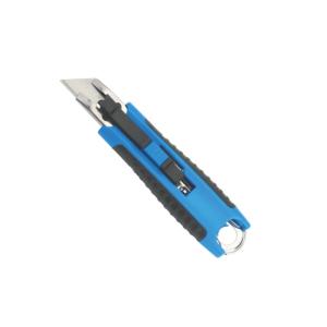 Cheap plastic retractable pocket box cutter knife Spring Loaded Safety Knife