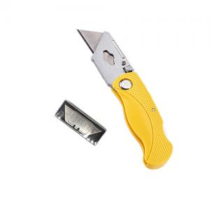 Cheap plastic retractable quick change folding pocket knife