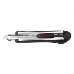 China Factory Aluminum retractable snap safety lock cutter knife 5 blade auto loading wallpaper cutting knife