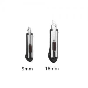 Small 9mm Aluminum retractable 5 blade auto loading paper cutting knife cutter mini 