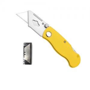 China manufacture Zinc alloy heavy duty safety utility knife folding