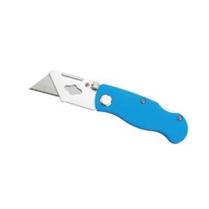 China manufacture Zinc alloy heavy duty safety utility knife folding