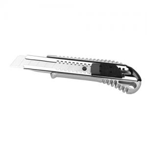Hot sales Aluminum heavy duty carpet cutter knife safety push utility knife China factory 