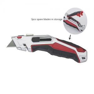 New designer Aluminum quick change blade lock blade utility cutter knife replaceable blade knife 