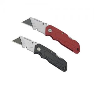 New designer plastic handle retractable safety quick change folding pocket knife free sample