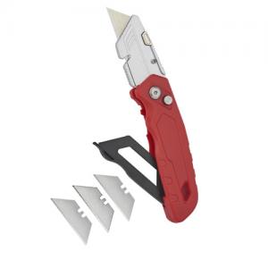 New designer plastic utility pocket knife retractable safety folding knife with 5 pcs spare blade