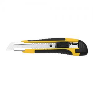 18mm plastic push cutter knife wholesale snap cutter utility knife retractable